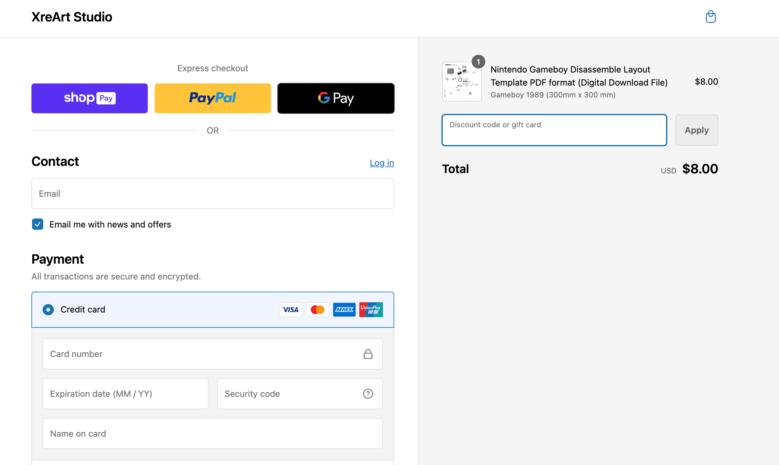 How to apply Xreart coupon code